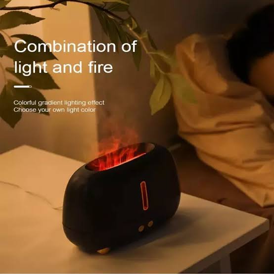 GearUP A318 Flame Aroma Diffuser Air Humidifier (250ml)