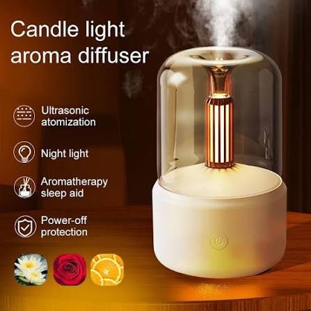 GearUP DQ702 Aroma Diffuser Humidifier (120ml) – White - Image 2