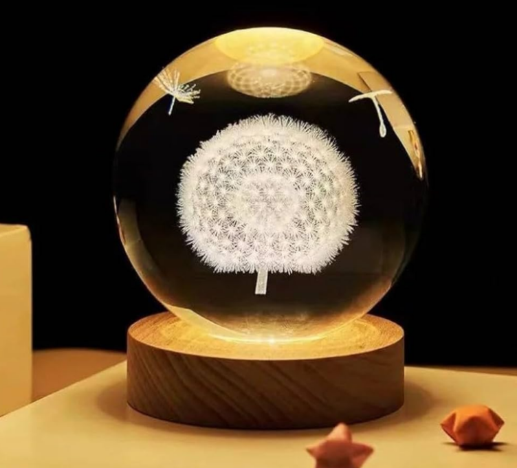 3D Crystal Night Light